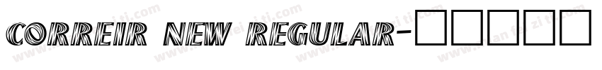 correir new regular字体转换